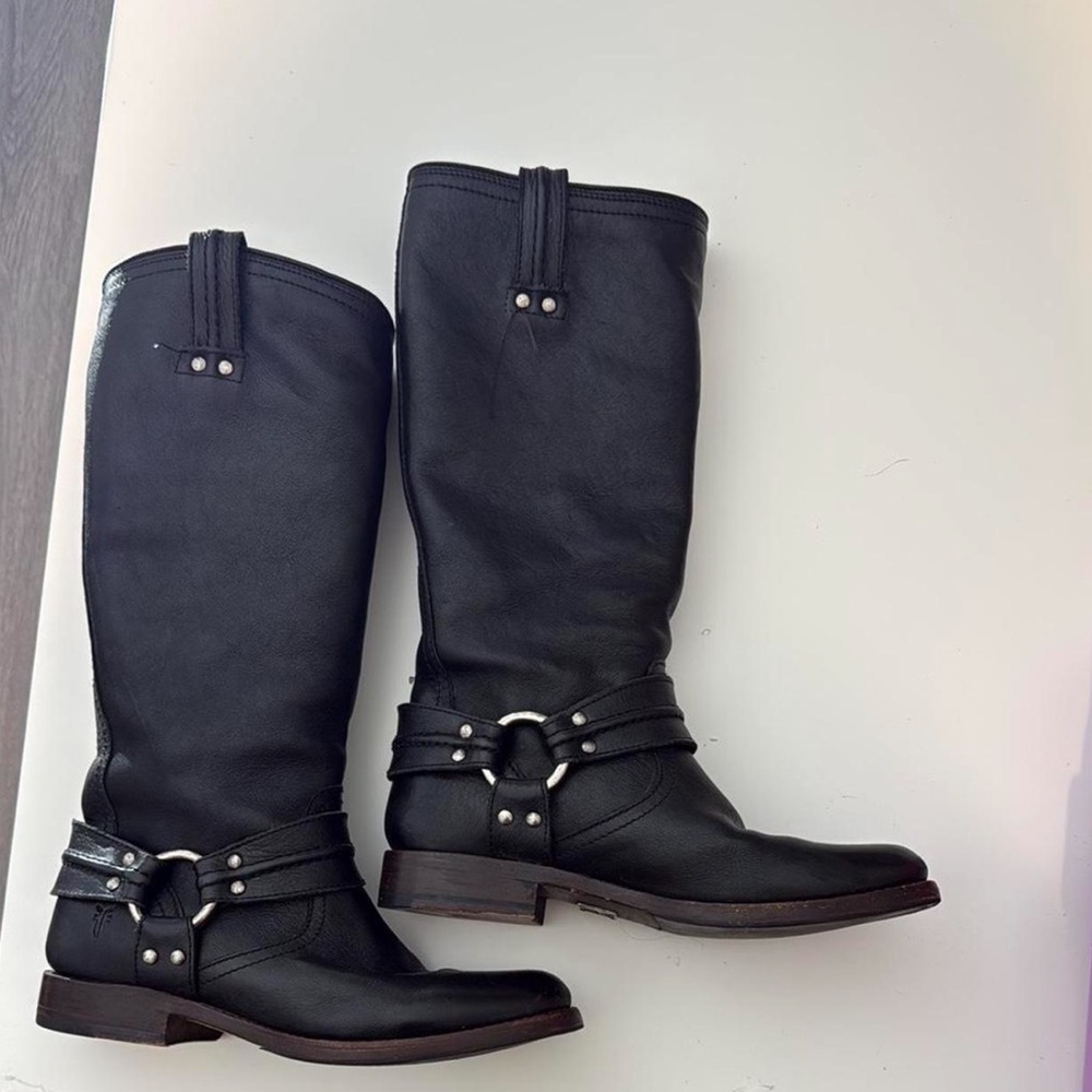 Frye harness boots